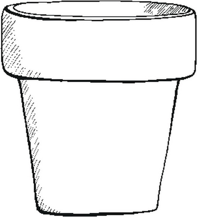 Vaso Disegno Da Colorare